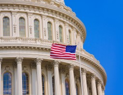 Capitol building Washington DC american flag USA congress US